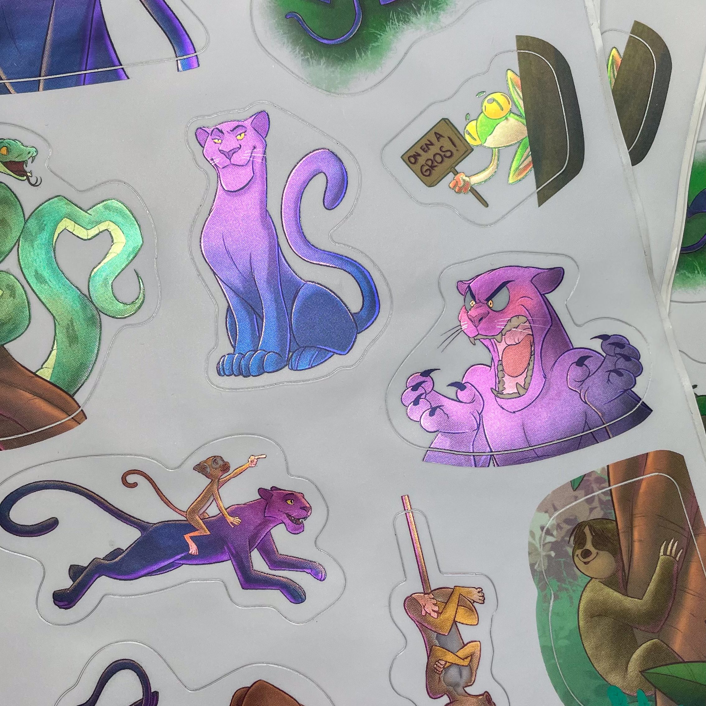 Planche stickers
